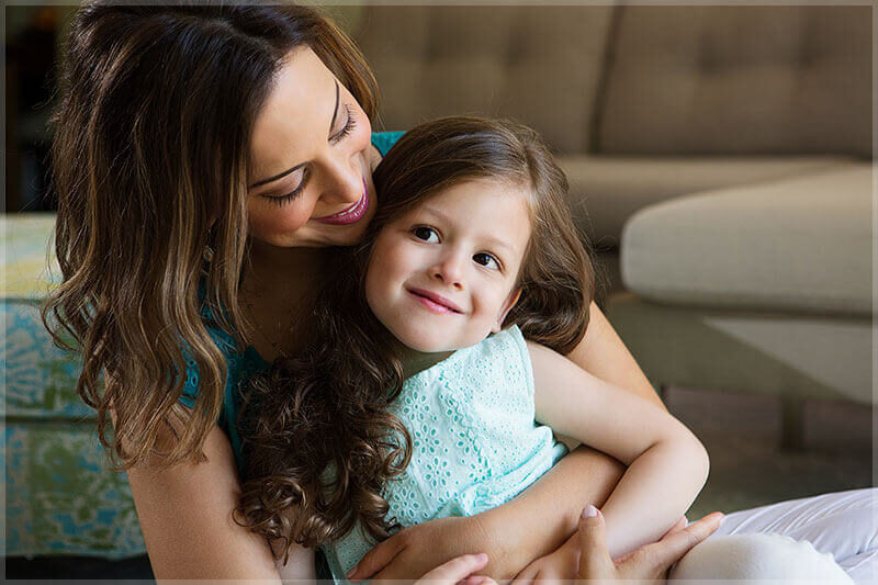Mother and daughter portraits, Kansas City