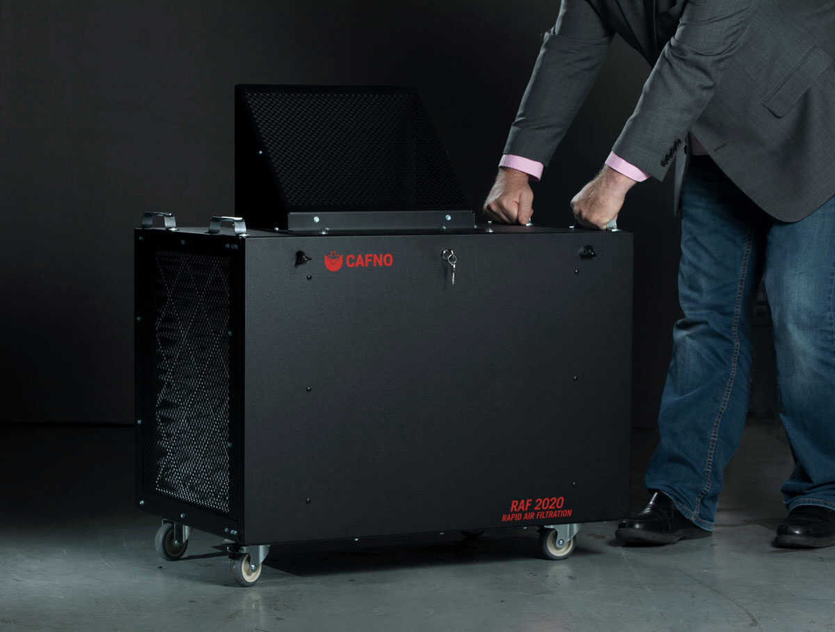 Commercial product photography, portable air purifier