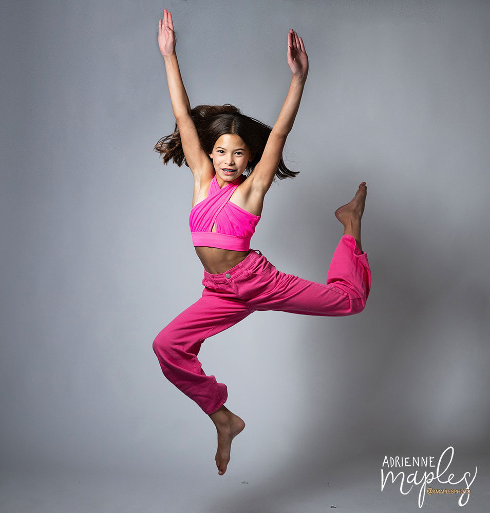 Kansas City dance photography jump shot