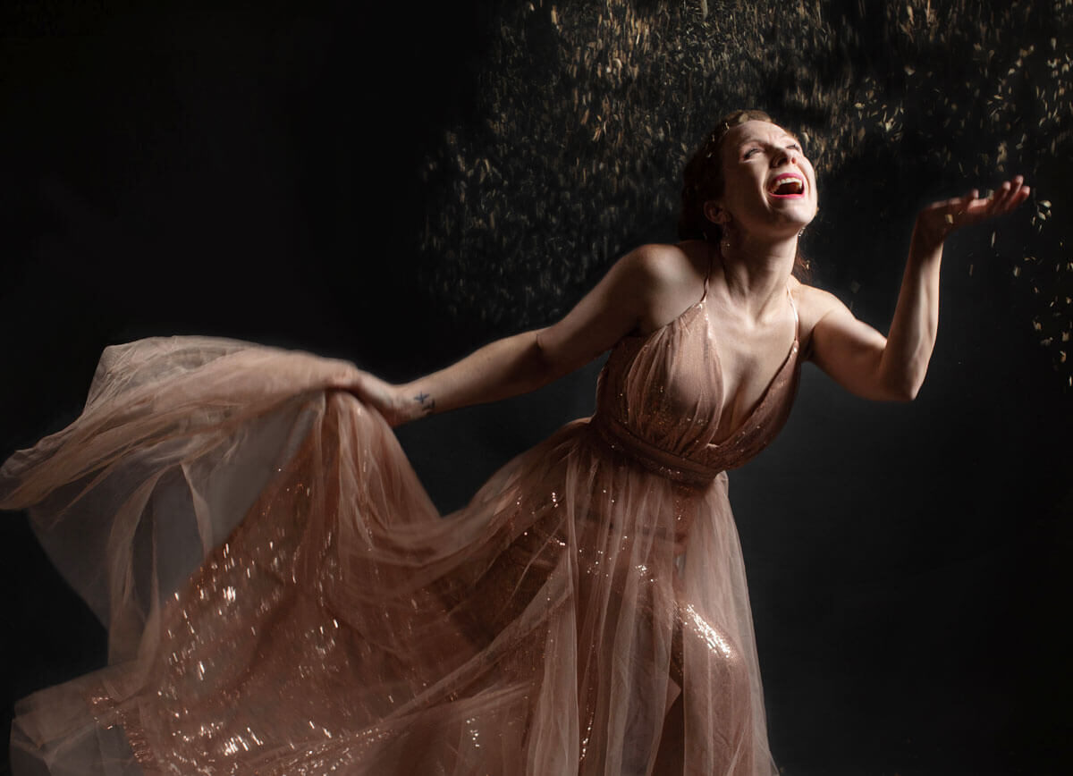 Fine art magic-dust composite