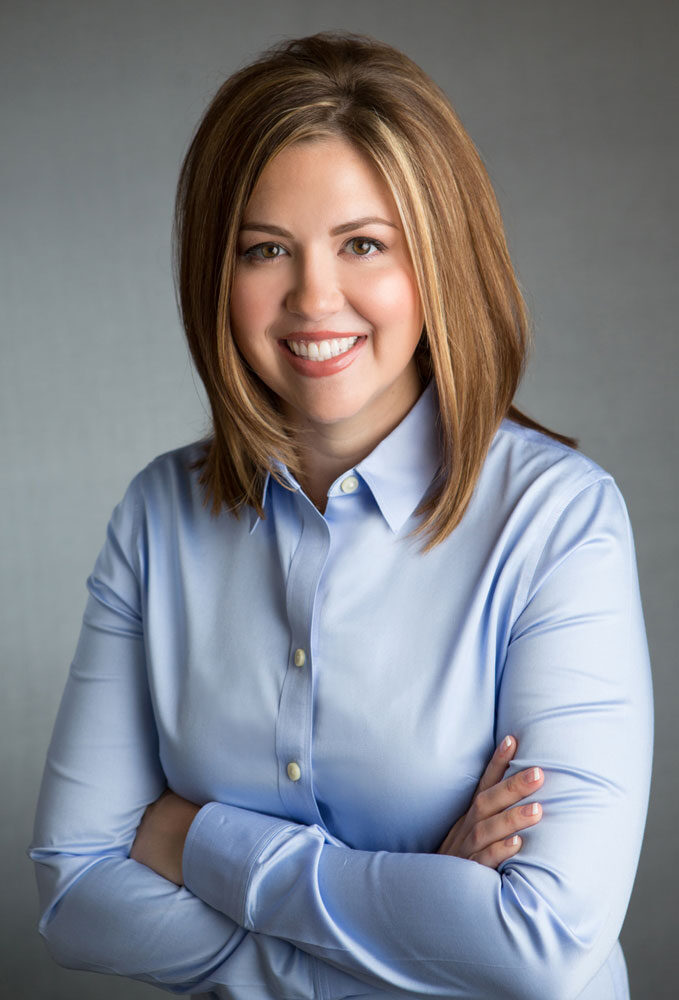 Creative professional headshot of a woman